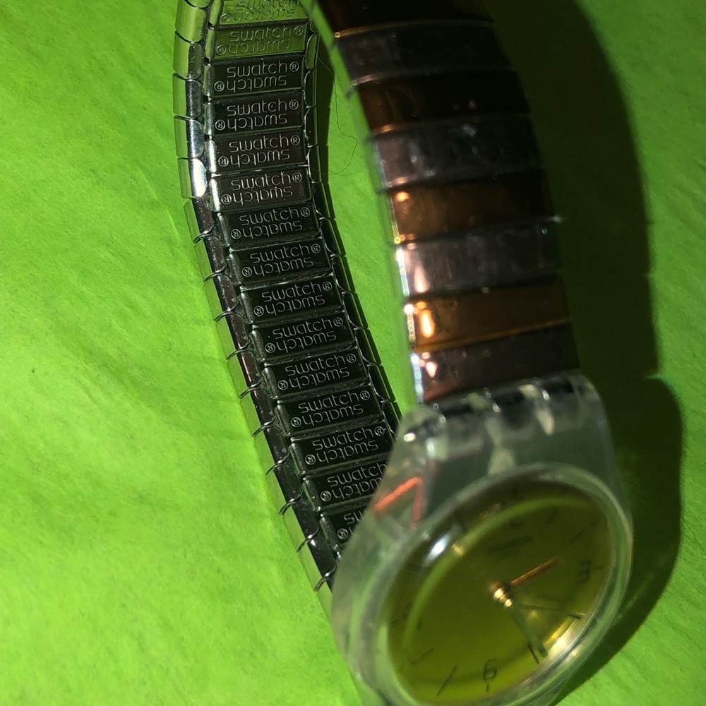 Gold Silver SWATCH WATCH - Picture 10 of 13